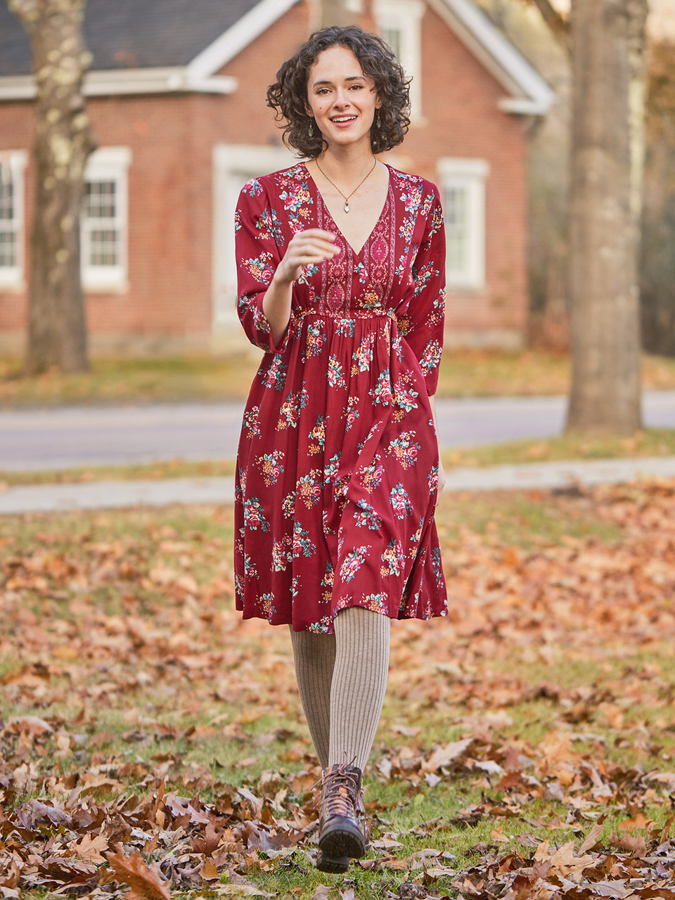 Lavinia Short Dress Scarlet Red | Size M | April Cornell Lavinia Short Dress | Shop Beautiful Designs by April Cornell